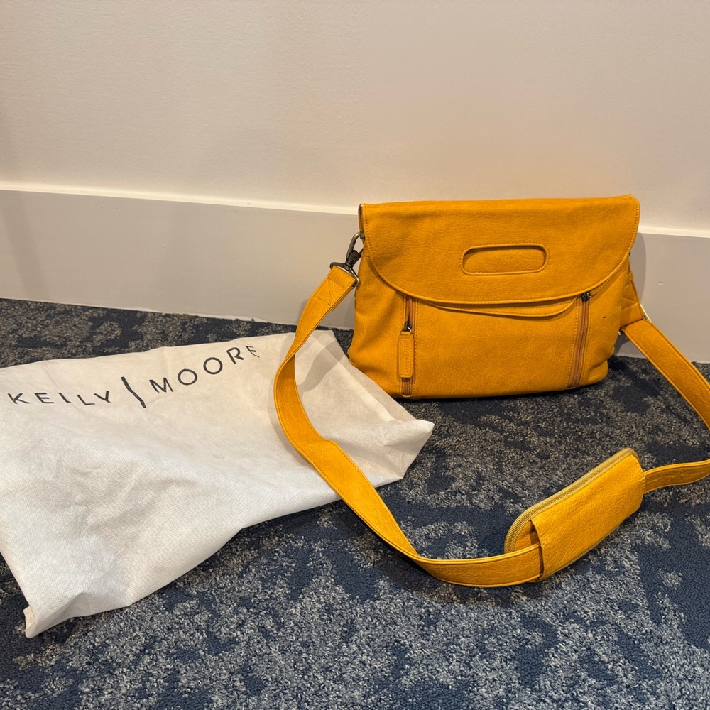 Kelly Moore Mustard Crossbody Bag - image 1